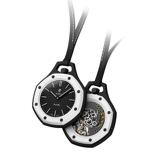 Audemars Piguet x Swatch Royal Pop OCHO NEGRO Mirror Pocket Watch - Black - Unisex