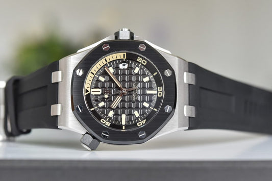 Audemars Piguet Royal Oak Offshore Watch - Black - cornerwatchesstore