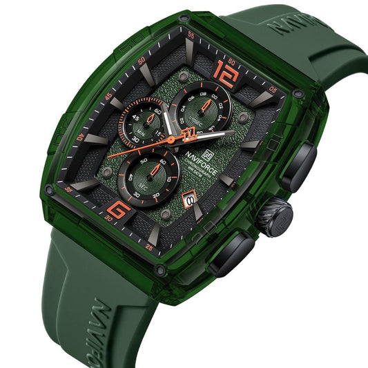 Naviforce Watch For Men NF6101-GN-O-GN - cornerwatchesstore