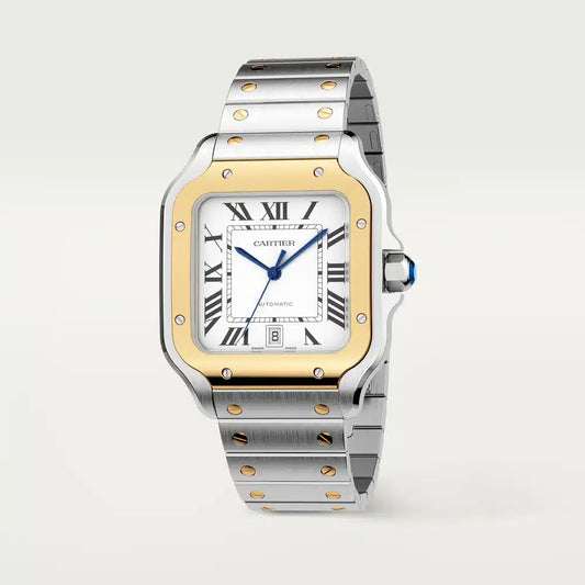 Cartier Santos Mirror Watch - White - Men - image 2