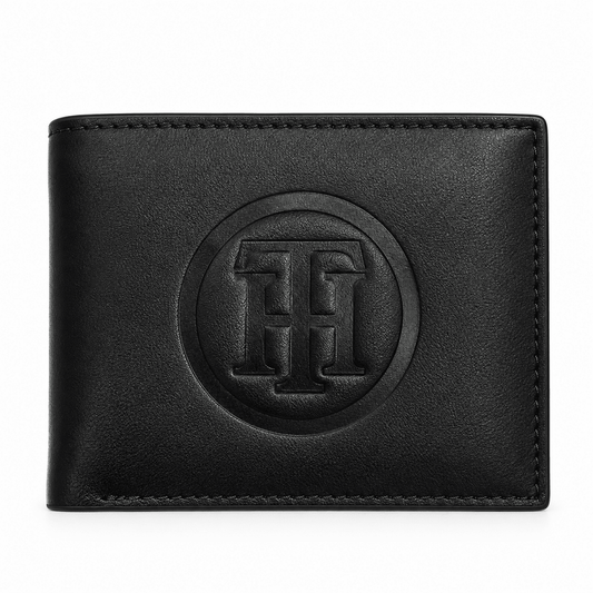 Tommy Hilfiger Classic Leather Wallet – Black | TH-9753 - cornerwatchesstore