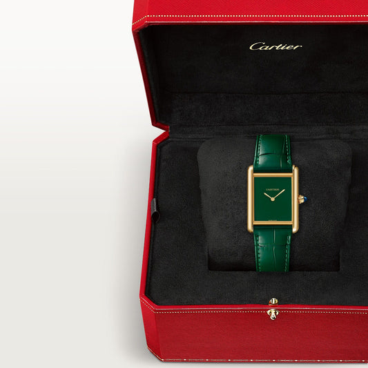 Cartier Tank Louis Mirror Watch - Green - Unisex - image 2