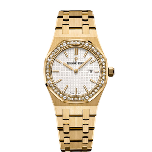 Audemars Piguet Royal Oak Watch - White - cornerwatchesstore
