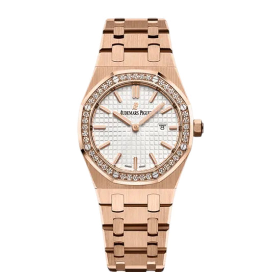 Audemars Piguet Royal Oak Watch - White - cornerwatchesstore