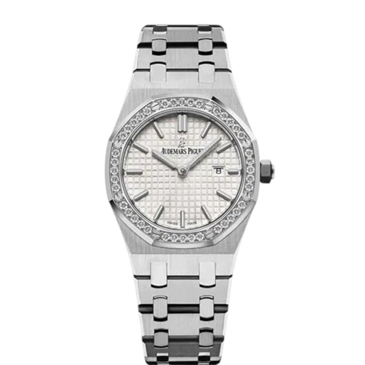 Audemars Piguet Royal Oak Mirror Watch - White - Women