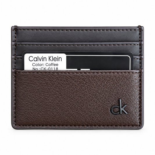 Calvin Klein Classic Brown Card Holder