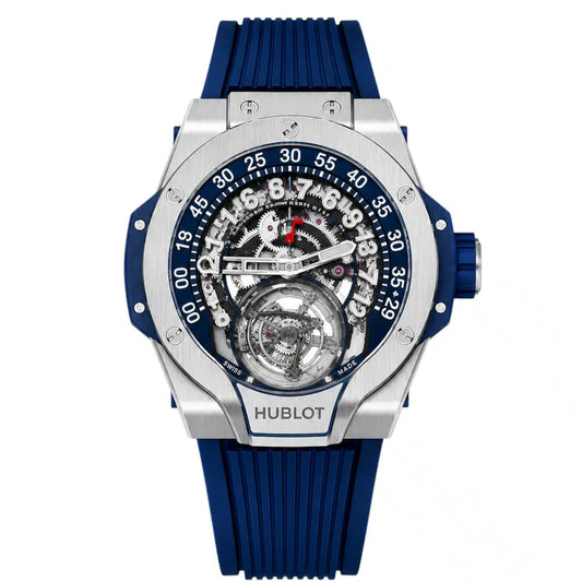 Hublot Big Bang Tourbillon Mirror Watch - Blue - cornerwatchesstore