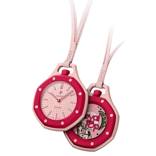 Audemars Piguet x Swatch Royal Pop OTTO ROSSO Mirror Pocket Watch - Pink - Unisex