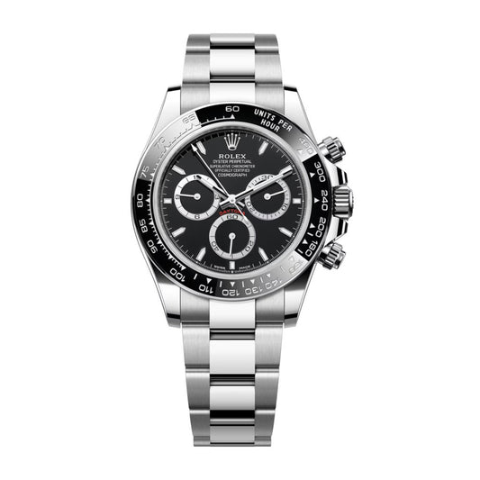 ROLEX COSMOGRAPH DAYTONA STEEL BLACK DIAL - cornerwatchesstore