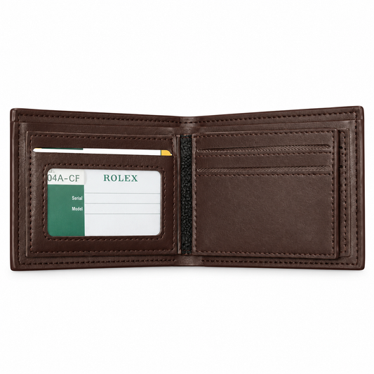 Rolex wallet brown .1 - cornerwatchesstore