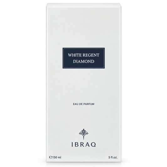 IBRAQ White Regent Diamond 150ml Unisex – Eau de Parfum, Luxury Oriental