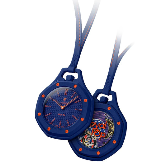 Audemars Piguet x Swatch Royal Pop ORENJI HACHI Mirror Pocket Watch - Blue - Unisex