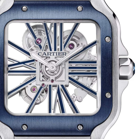 Cartier Santos Watch - Silver - Men - image 2