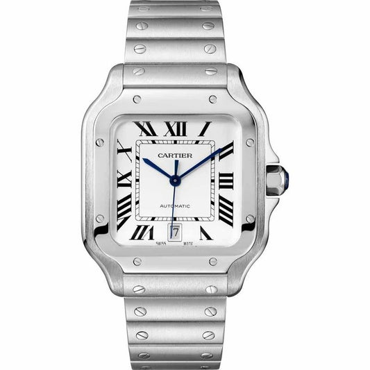 Cartier Santos Watch - White - Men