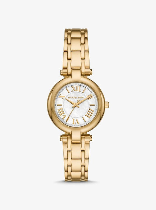 MICHAEL KORS OUTLET Mini Laney Gold-Tone Watch - cornerwatchesstore