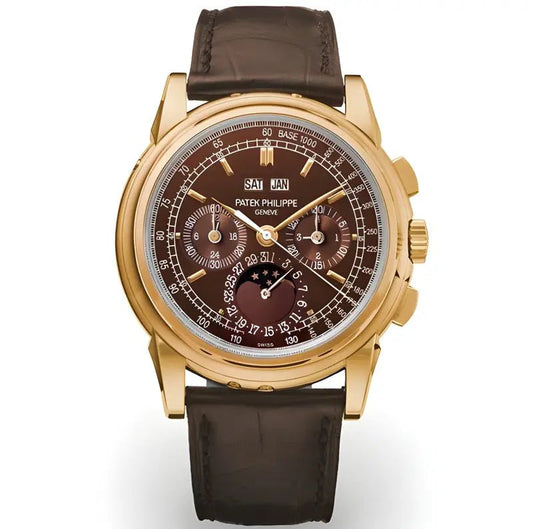 Patek Philippe Grand Complications Perpetual Calendar 5970P-001 Mirror Watch - Brown - cornerwatchesstore