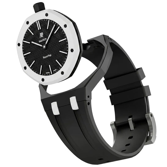 Audemars Piguet x Swatch Royal Pop OCHO NEGRO Pocket Watch - Black - cornerwatchesstore