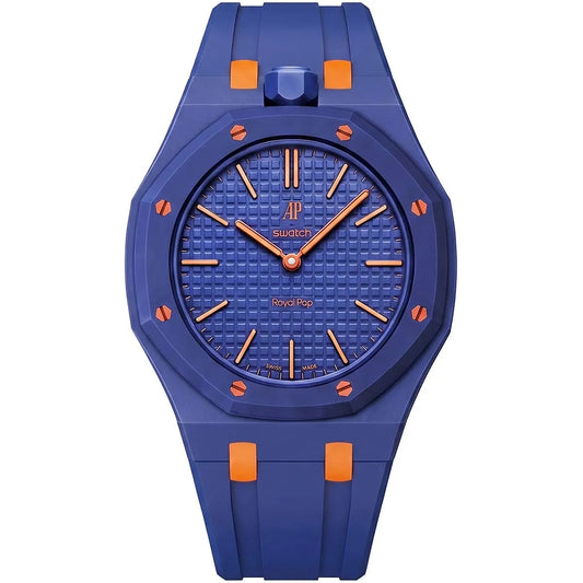 Audemars Piguet x Swatch Royal Pop ORENJI HACHI Mirror Pocket Watch - Blue - Unisex