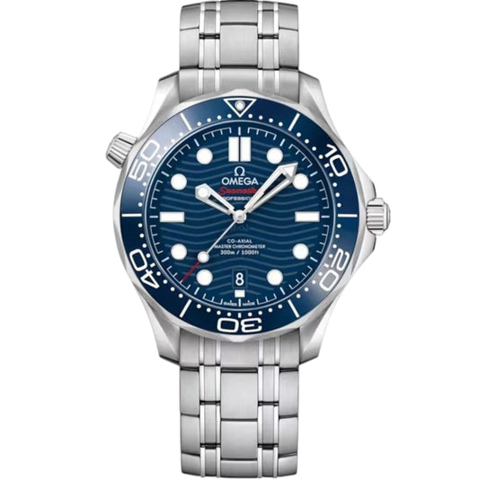 Omega Seamaster Mirror Original Watch for Men - Blue Dial, Silver Metal Strap - Image 1