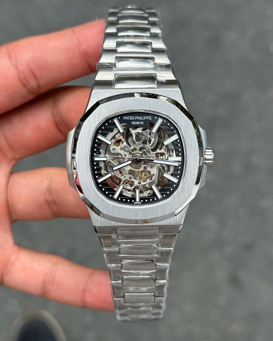 Patek Philippe Nautilus 5811/1G Mirror Watch - Black - cornerwatchesstore