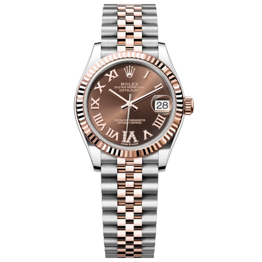 Rolex Datejust Mirror 31mm Brown dial Silver & Copper bracelet - image 1