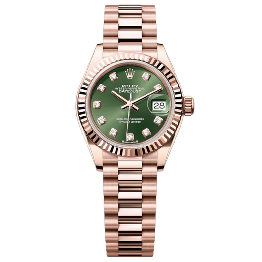 Rolex Datejust Mirror 31mm Green dial Copper bracelet - image 1