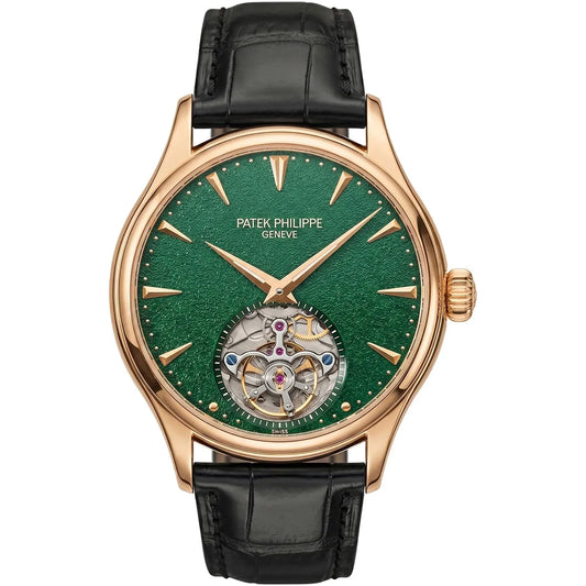 Patek Philippe Tourbillon Mirror Watch - Green