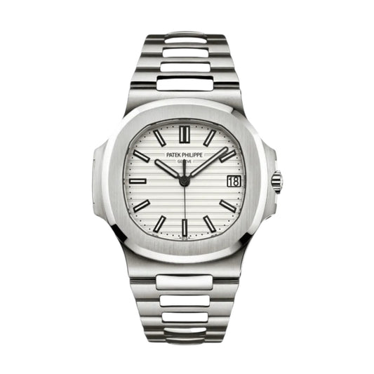 Patek Philippe Aquanaut Mirror Watch - White - cornerwatchesstore