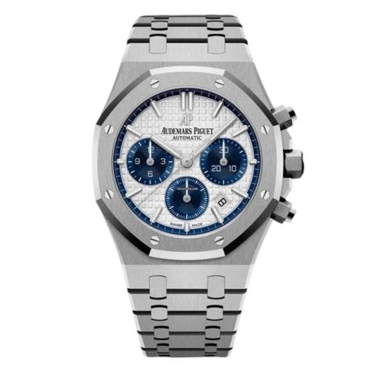Audemars Piguet Royal Oak Chronograph Mirror Watch - White - Men