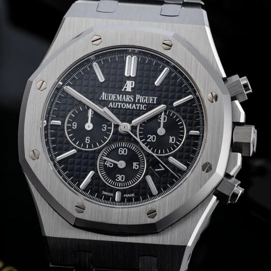 Audemars Piguet Royal Oak Chronograph Watch - Black - cornerwatchesstore
