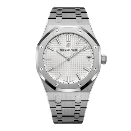 Audemars Piguet Royal Oak Watch - White - cornerwatchesstore