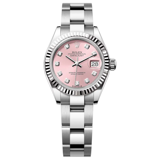 Rolex Datejust Mirror 31mm Pink dial Silver bracelet - image 1