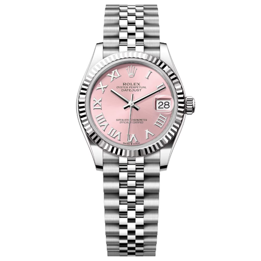 Rolex Datejust Mirror 31mm Pink dial Silver bracelet - image 1