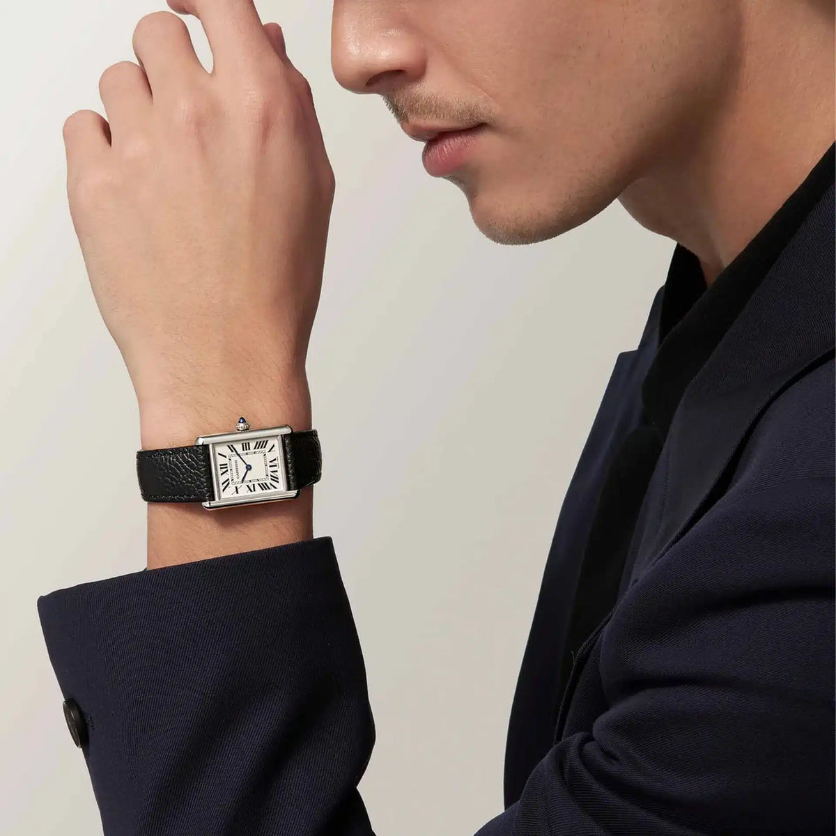 Cartier Tank Must Mirror Watch - White - Men - image 3