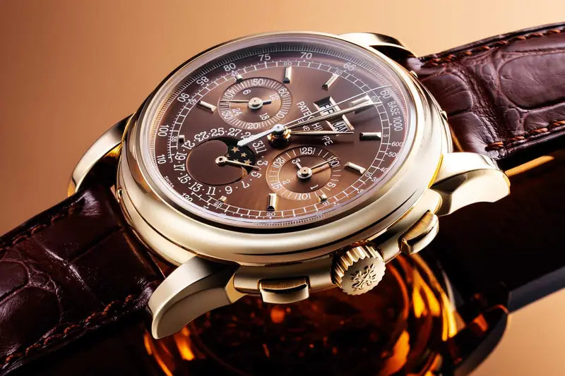Patek Philippe Grand Complications Perpetual Calendar 5970P-001 Mirror Watch - Brown