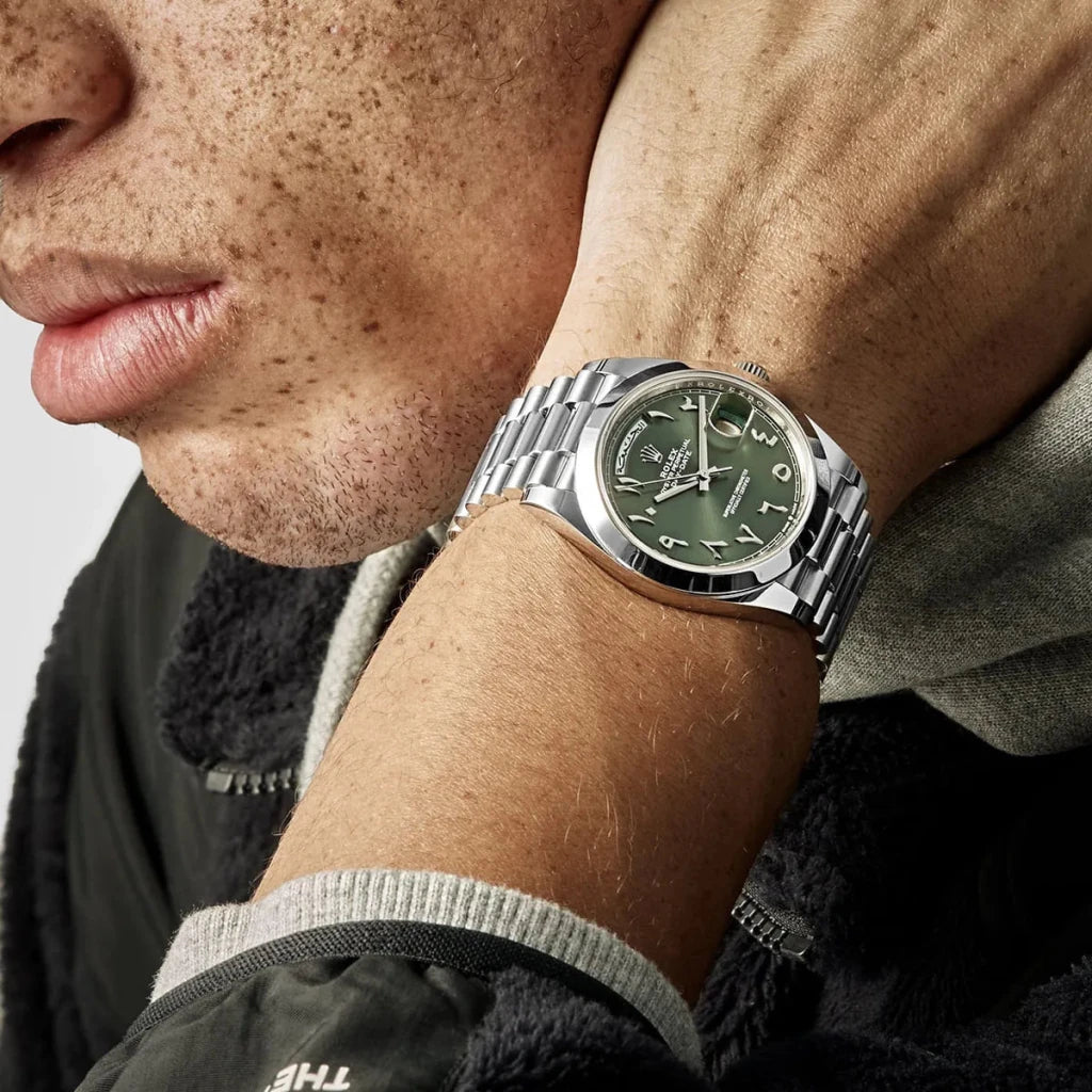 Rolex daydate olive - cornerwatchesstore