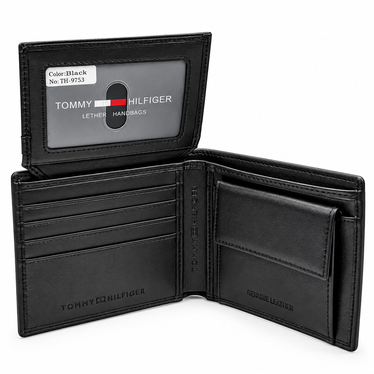 Tommy Hilfiger Classic Leather Wallet – Black | TH-9753