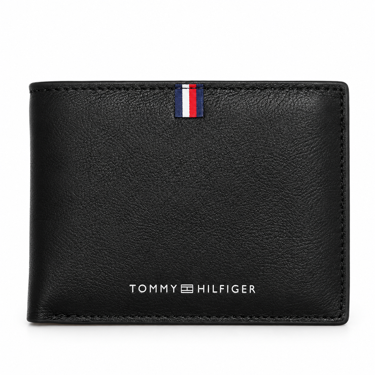 Tommy Hilfiger Classic Leather Bifold Wallet – Black