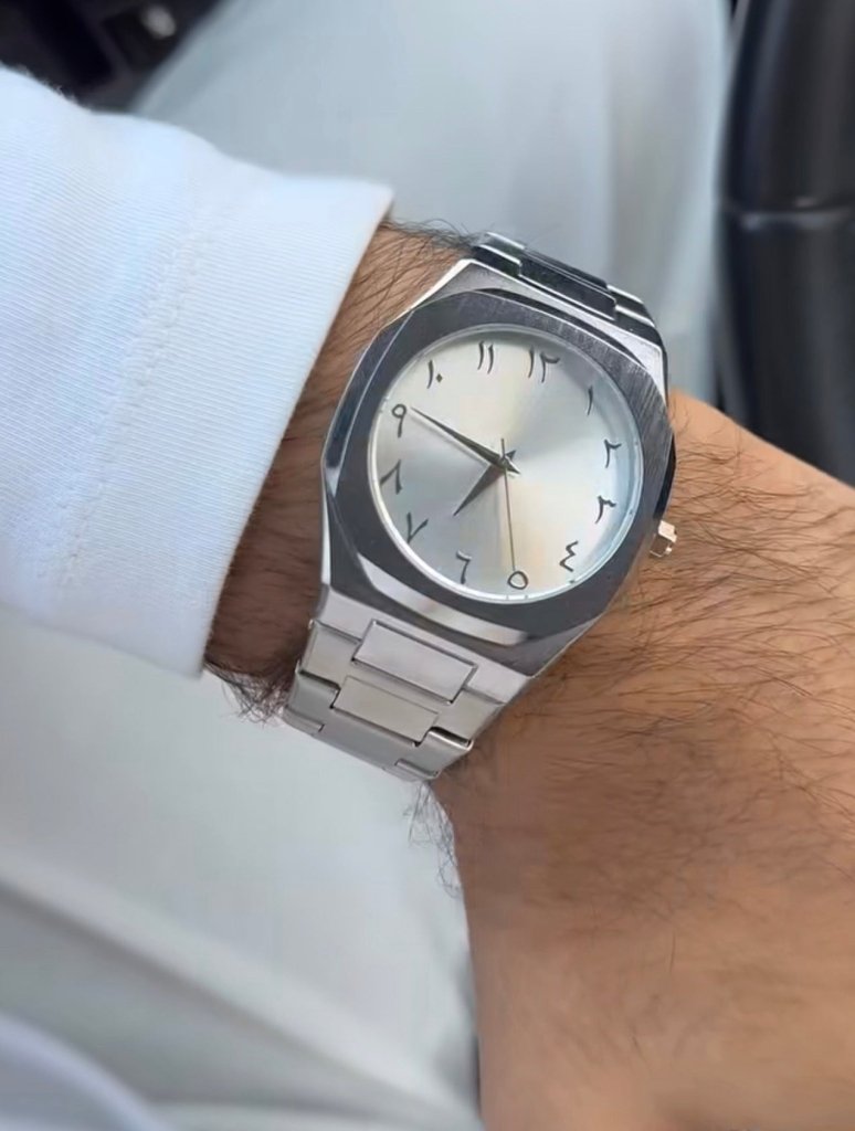Bestwin silver white dial - cornerwatchesstore