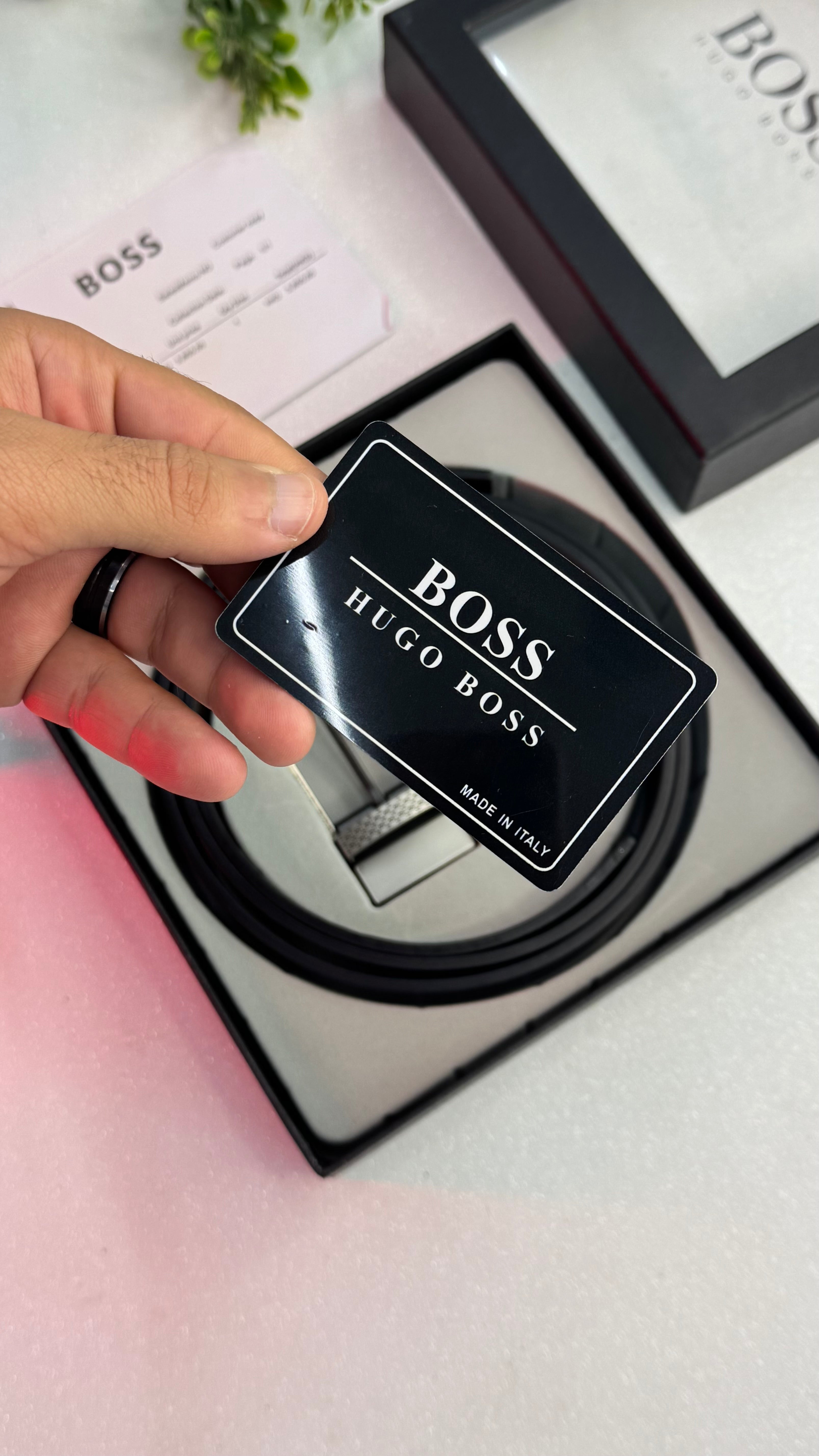 Hugo boss set (belt)