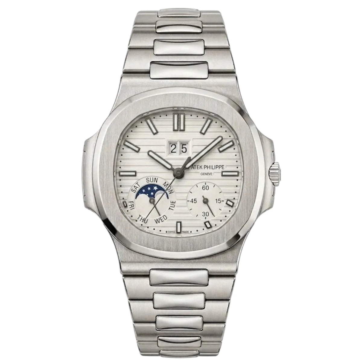 Patek Philippe Nautilus Mirror Watch - White