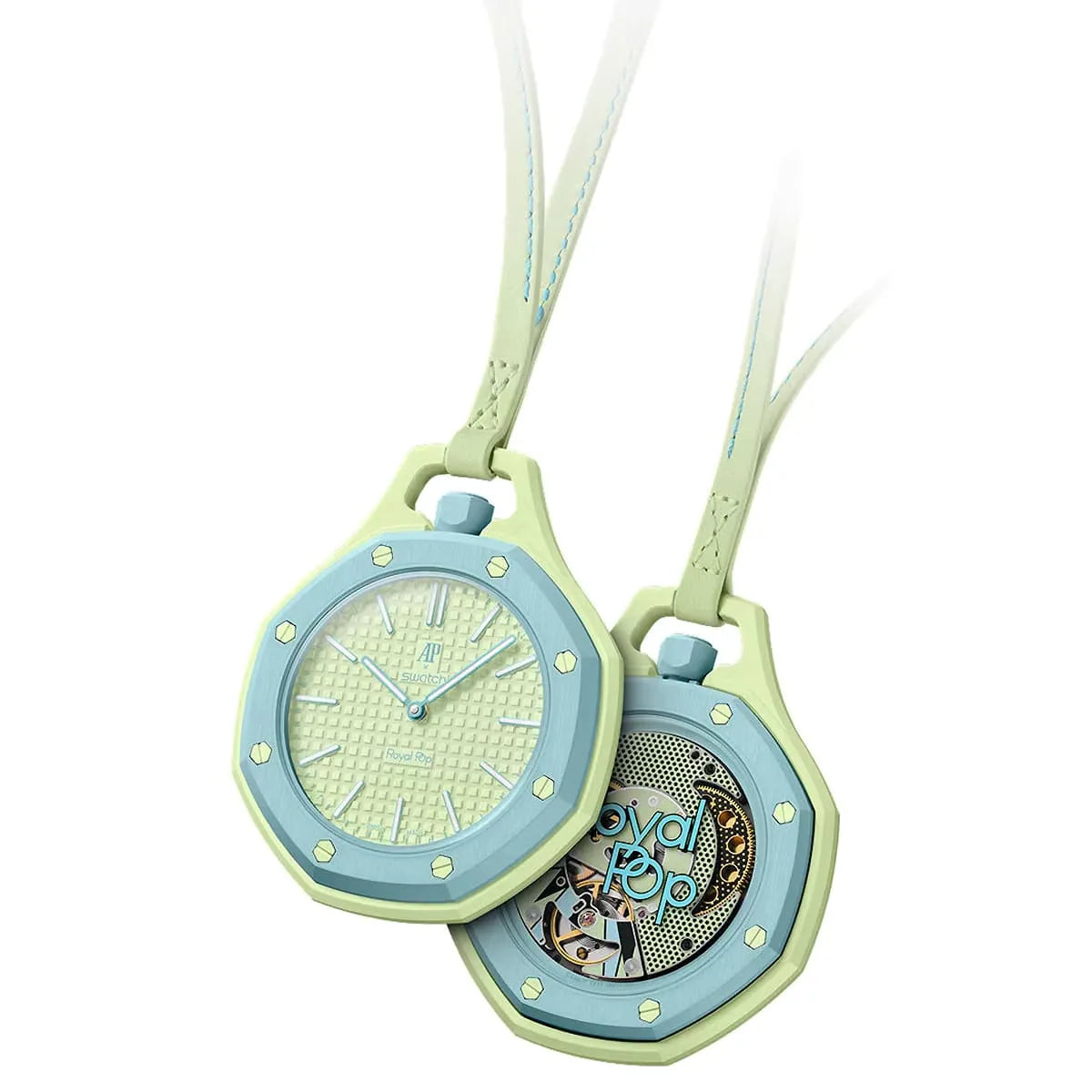 Audemars Piguet x Swatch Royal Pop BLAUE ACHT Mirror Pocket Watch - Green - Unisex