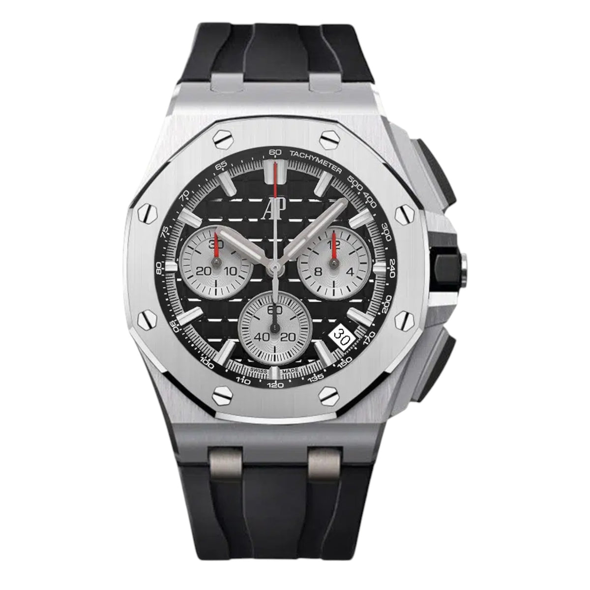 Audemars Piguet Royal Oak Offshore Mirror Watch - Black - Men