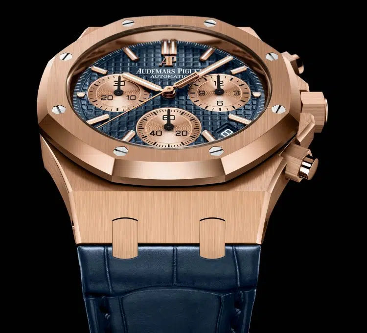 Audemars Piguet Royal Oak Chronograph Mirror Watch - Blue - Men - View 2
