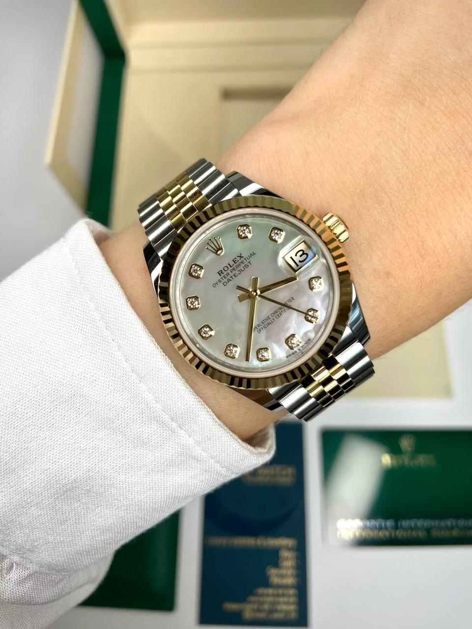 Rolex Datejust Mirror Watch for Women