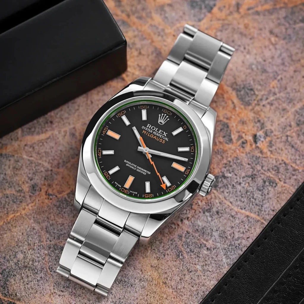 Rolex Watch Milgauss For Men 116400GV - cornerwatchesstore