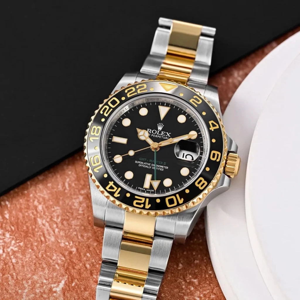 Rolex Watch GMT Master II For Men 116713LN - cornerwatchesstore