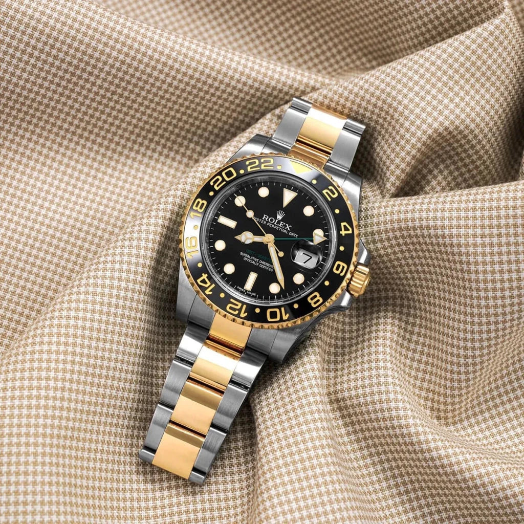 Rolex Watch GMT Master II For Men 116713LN - cornerwatchesstore