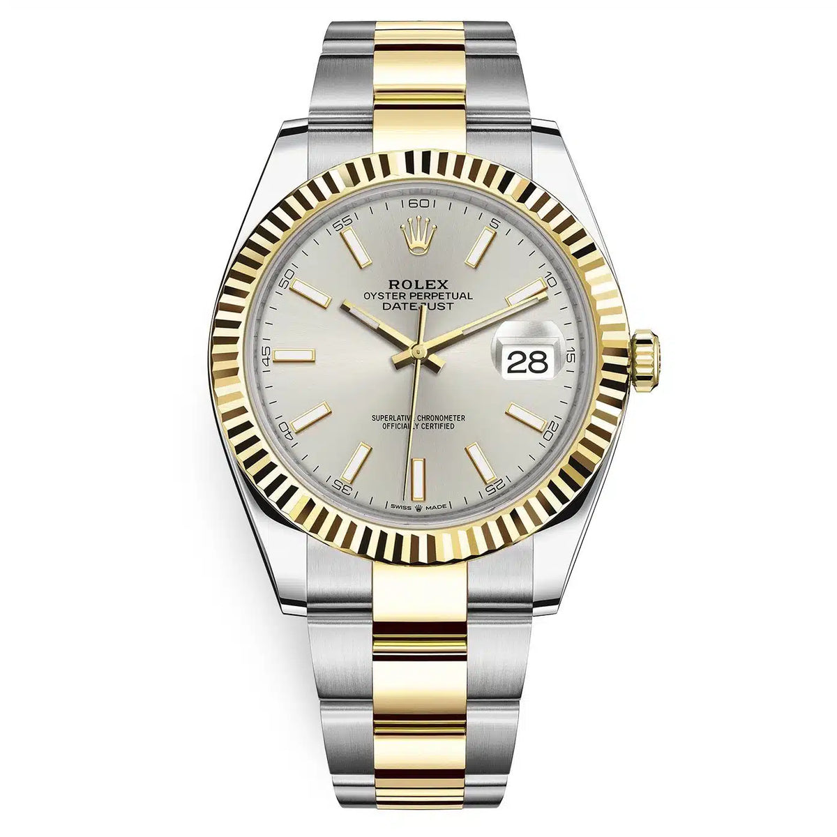 Rolex Datejust Mirror 41mm Silver dial Silver & Gold bracelet - image 1