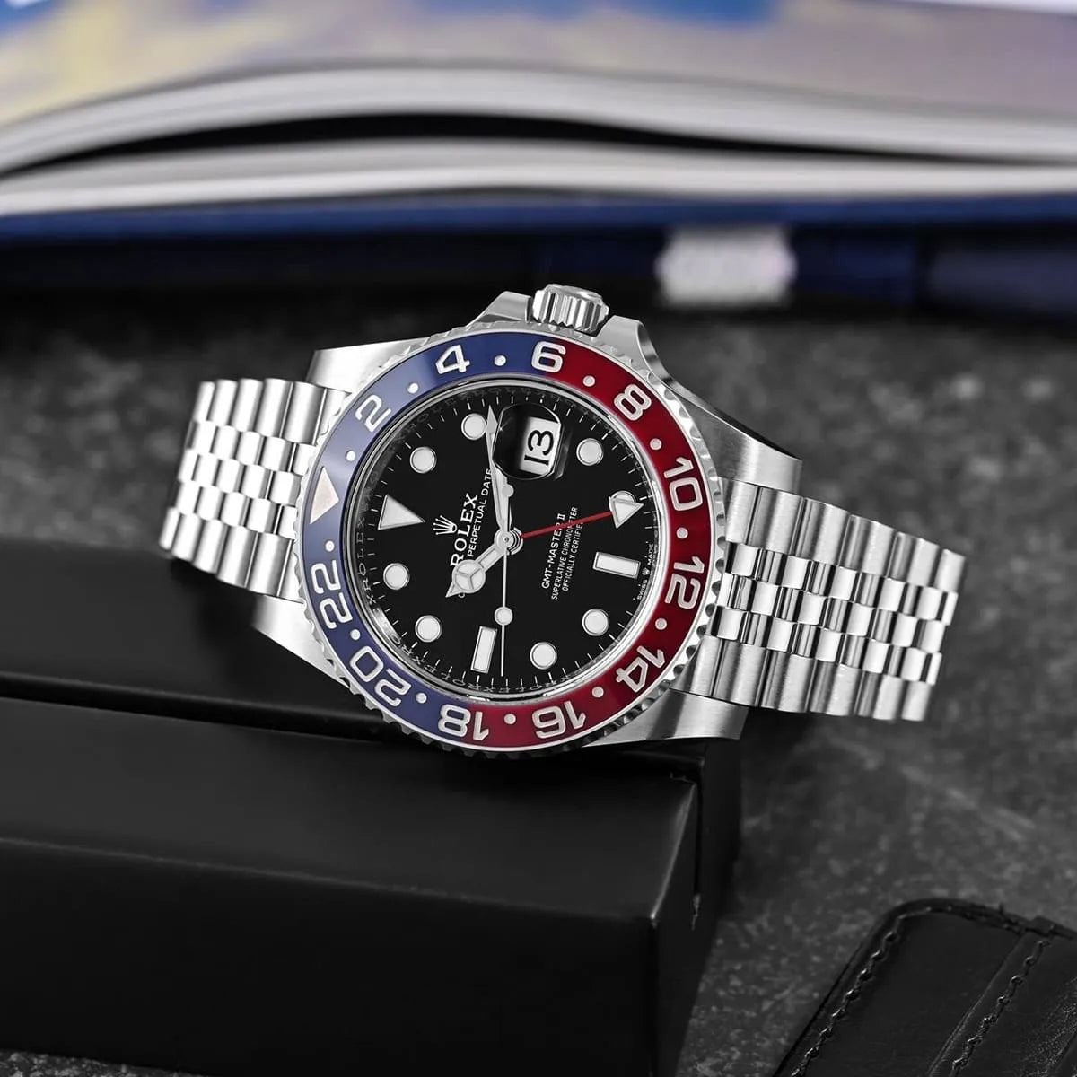 Rolex Pepsi Watch GMT Master II For Men 126710BLRO